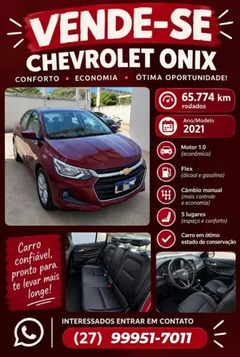 Chevrolet Onix PLUS LT 1.0 12V TB FLEX MEC. 4P 2021