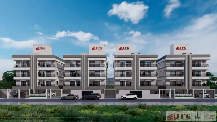 Apartamento à venda com entrada de 8 mil, próximo a praia de Tijucas, bairro Praça, Tijuca