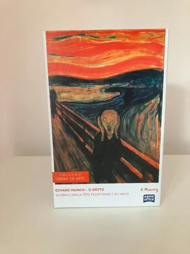 Quebra-cabeça Toyster Coleção Obras de Arte - O Grito (Edvard Munch) 500 Peças Nano