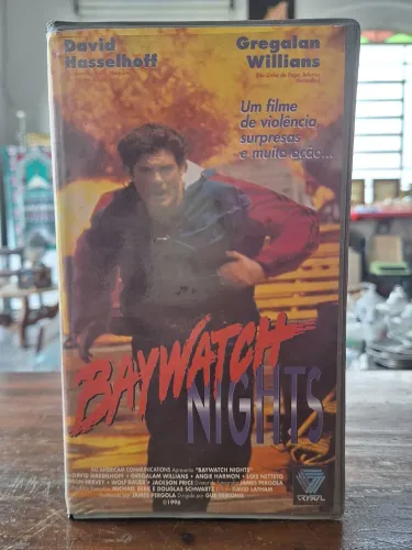 VHS Baywatch Nights Original Série Clássica Colecionável