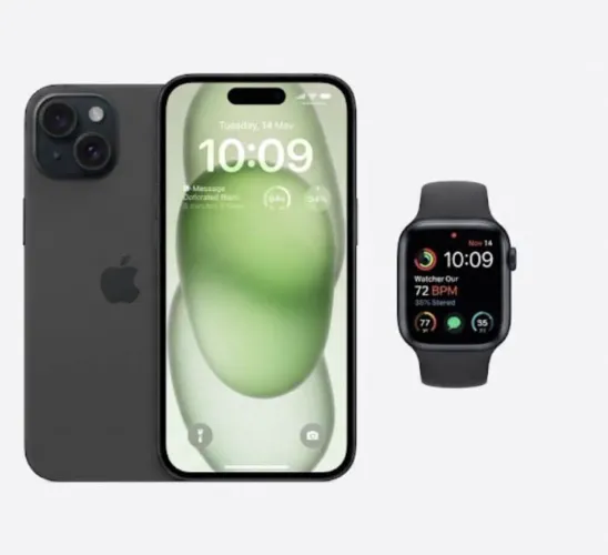 iPhone 15 Plus e Apple Watch