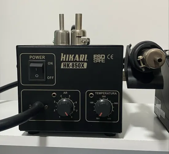 Estação de Retrabalho Ar Quente Hikari HK-850X