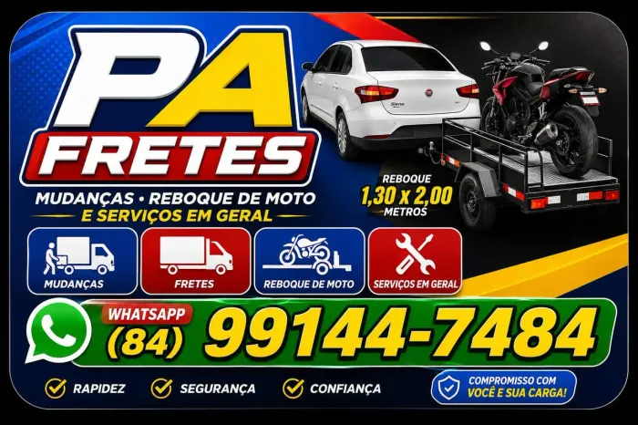 Frete e mudança em toda Parnamirim