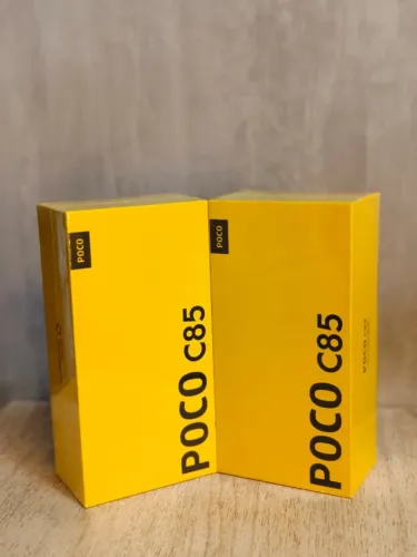 POCO C85 4G (NFC) 256GB + 8RAM   PRETO/  VERDE  R$1.099,00 A VISTA 
