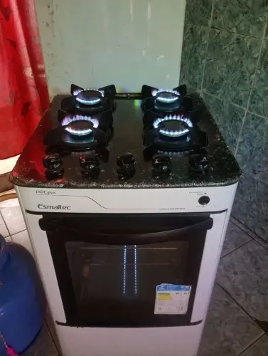 Fogão de vidro 4 bocas elétrico