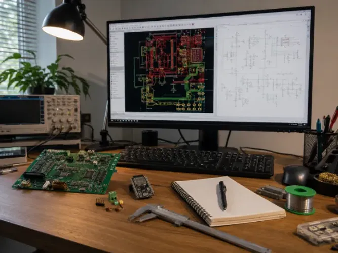 Desenvolvimento de protótipos eletrônicos, firmware e PCB