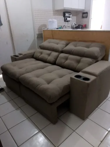 *MEGA DESCONTO* SOFA RETRÁTIL NOVO A PRONTA ENTREGA