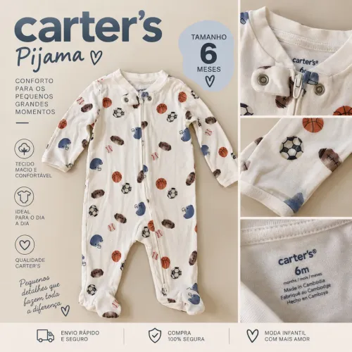 Pijama carters esportes!