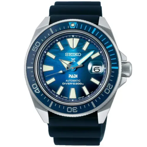 Relógio Seiko Padi Samurai Scuba Special Edition Divers Automático Azul SRPJ93