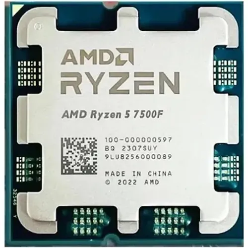 Processador AMD AM5 Ryzen 5 7500F 6 Nucleos 12 Threads - 100-100000597MPK
