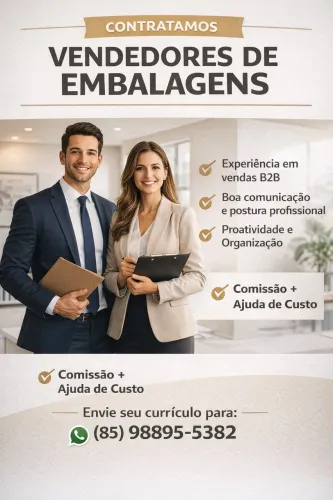 Contrata-se Vendedores externos