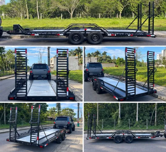 Carreta transporte veículos