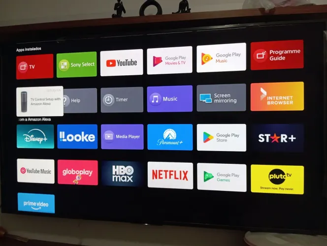 Mega telão 65 Smart 4k Sony Andr0id.