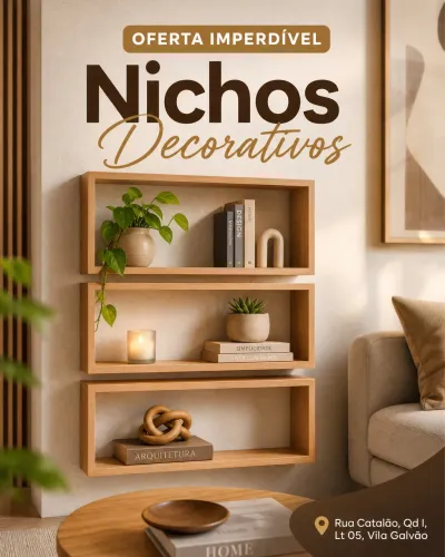 nichos decorativos mdf!