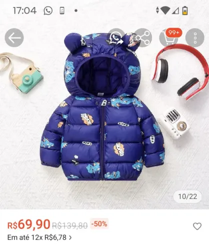 Jaqueta infantil 