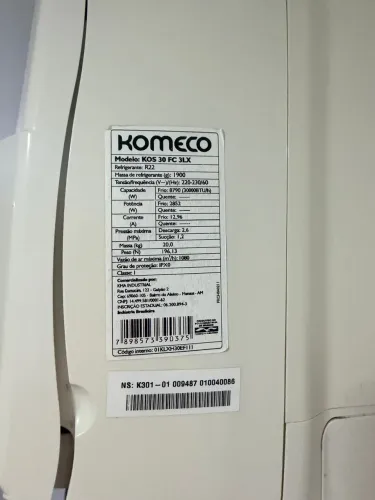 Ar-Condicionado Split Komeco 30.000 BTUs 220V - R$ 1.000 