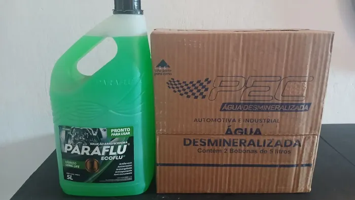 Aditivo Paraflu Ecoflu 5"Litros Mais 10" Litros Água Desmineralizada Preço de Ocasião