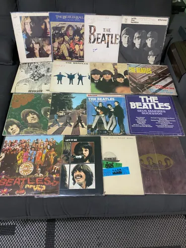 Lote 16 Discos Vinil Lp The Beatles 
