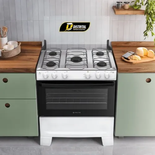 Fogão 5 Bocas Inox Mônaco Plus Novo