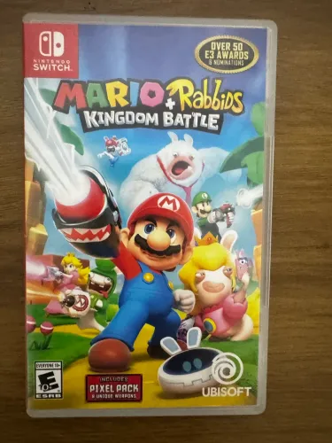 Mario rabbids kingdom battle, mídia física Nintendo Switch