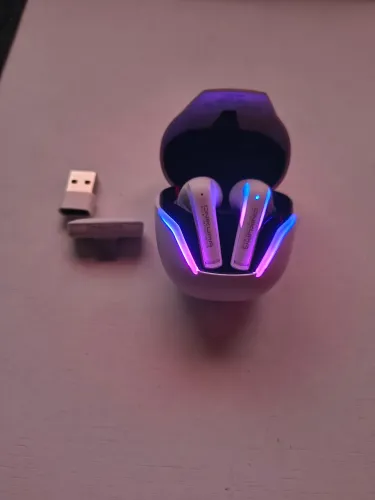 Fone gamer sem fio com adaptador usb 2.4ghz