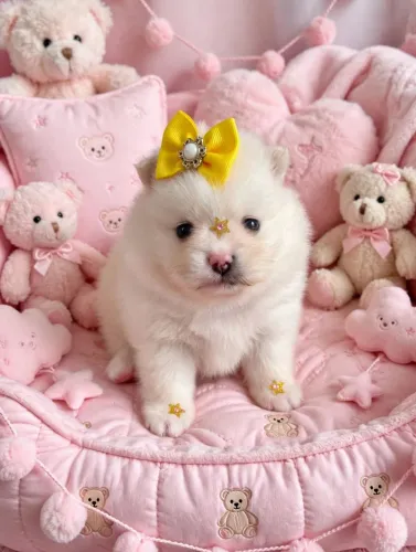 Spitz alemão fêminha uma fofura