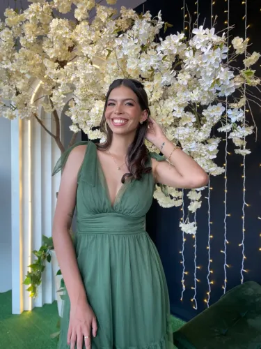 Vendo vestido verde oliva!