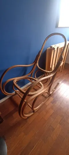 Cadeira de Balanço Austríaca Estilo Thonet Walter Gerdau