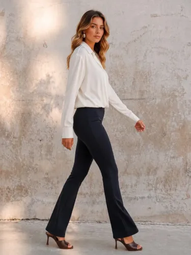 Calça bailarina com pala