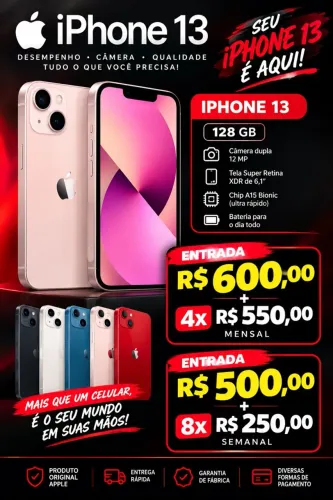 IPHONE 13 A PRAZO