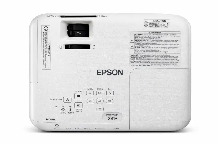 Projetor Epson PowerLite X41+- Wi-Fi e controle Remoto 