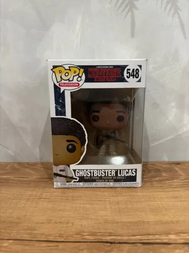 Funko Pop Stranger Things 548 Lucas Ghostbuster