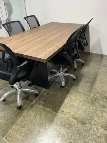 MESA DE REUNIAO COM CADEIRAS LOJA IKONOFFICE