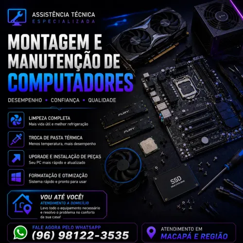 Montagem, Manutenção e upgrade de computadores