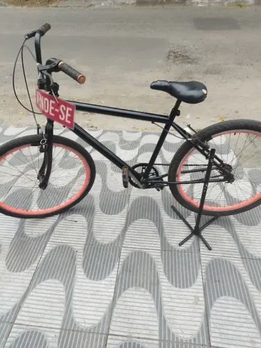 Bicicleta aro 26 com rodas aeros