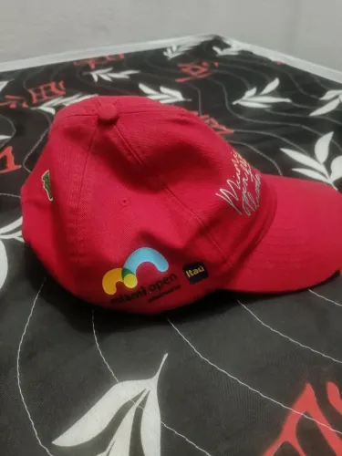 Boné Miami open 2021 Lacoste vermelho