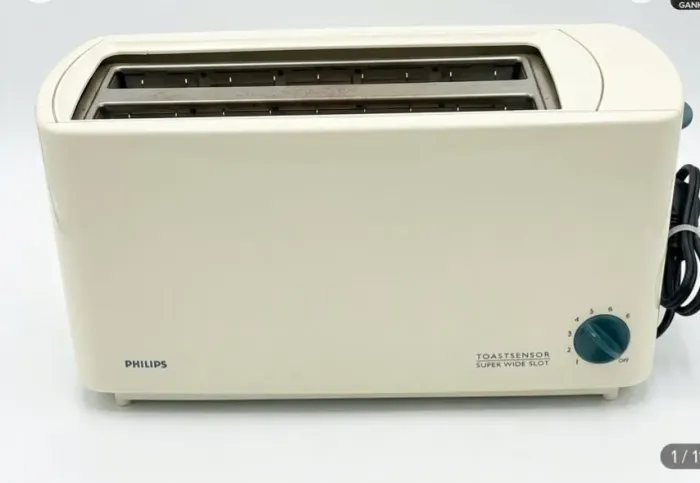 Torradeira Grande Philips 4 Fatias (Modelo Vintage Raro) - 110V