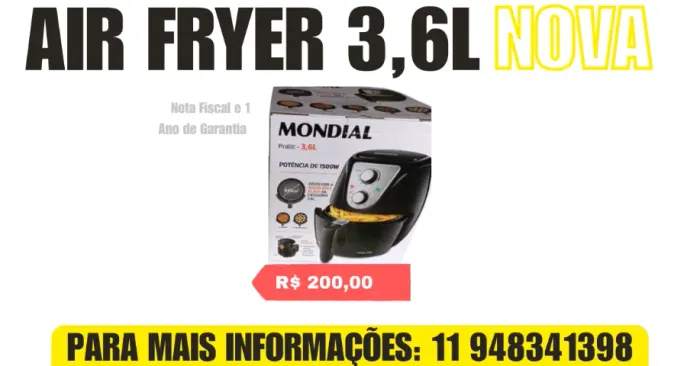 Air Fryer AF-36-BI 3,6L 110V Mondial
