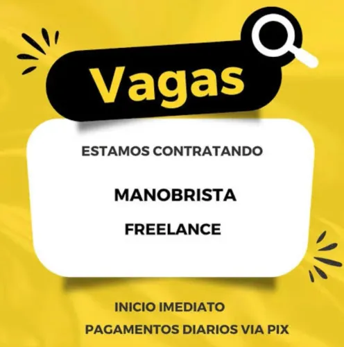 Oportunidade para manobrista freelancer