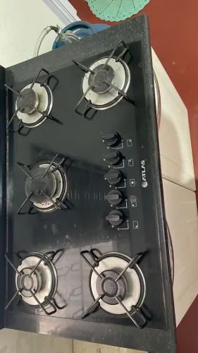 Cooktop + Balcão de aço