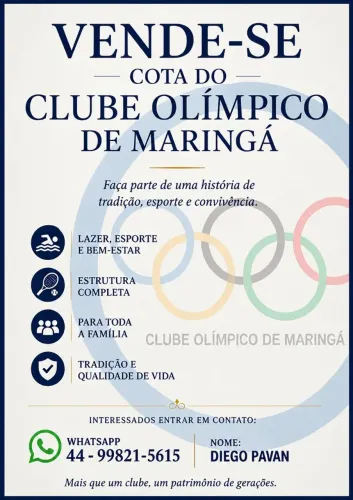 COTA CLUBE OLÍMPICO DE MARINGÁ