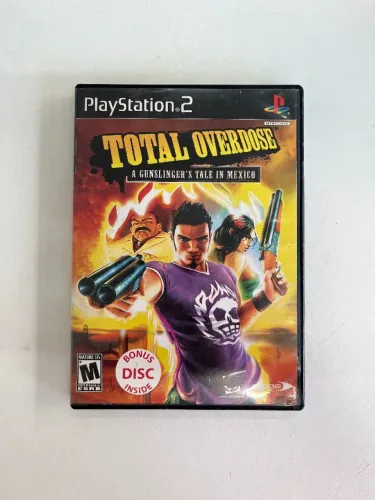 JOGO TOTAL OVERDOSE A GUNSLINGER'S TALE IN MEXICO SEMINOVO - PS2