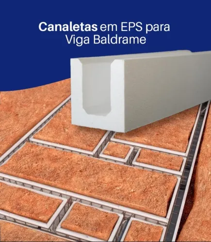 ? Canaleta EPS Impermeável para Obras | Sem Madeira e Pregos