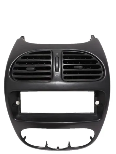 Painel Central Peugeot 206 1999 00 01 02 03 04 05 06 07 08 Moldura Rádio e Ar Peugeot 206