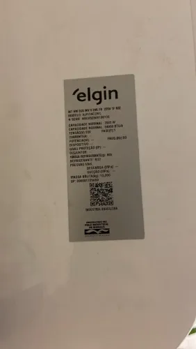 Ar condicionado Elgin novo , vendendo pois vou me mudar 