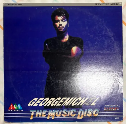 LD George Michael The Music Disc (1990) LaserDisc