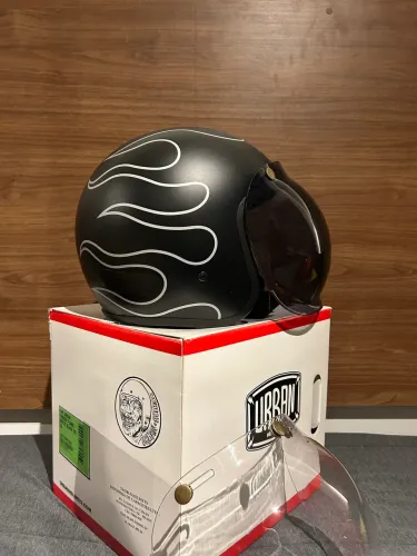 Capacete NOVO nº56 URBAN Tracer + 2 viseiras bolha
