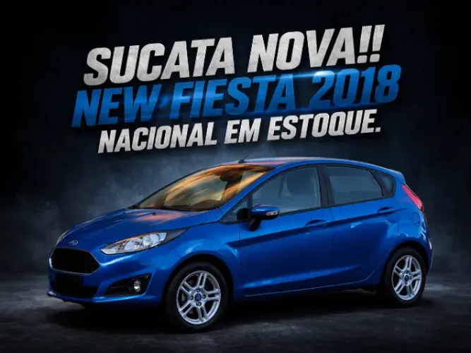 SUCATA NEW FIESTA 2018 PARA RETIRADA DE PEÇAS! 