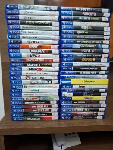 Jogos Playstation 4 - Chama no chat - Faço envio OLX