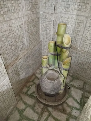 Fonte de água para jardim 